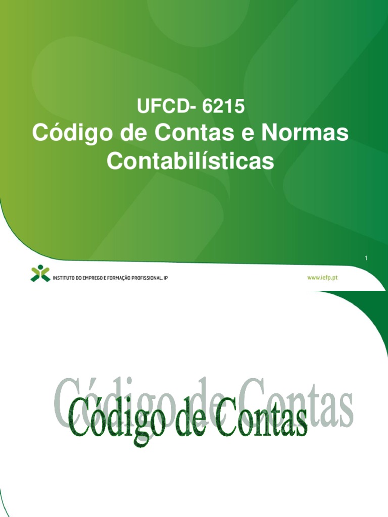 Codigo de contas e normas contabilisticas pdf contabilidade