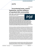 Marine Protected Areas, Marine Heatwaves, and The Resilience of Nearshore Fish Communities