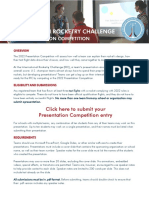 2022 Presentation Competition Rules