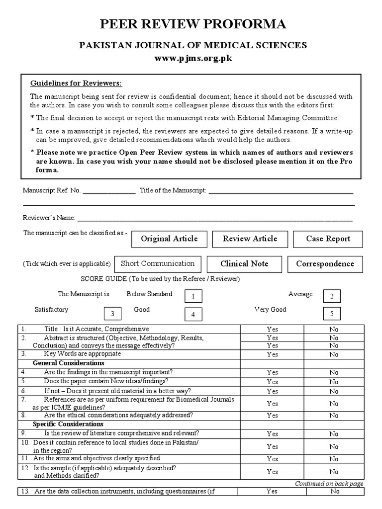 Proforma pdf pro forma science