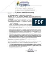 Anexo #13 Declaración Jurada - Incompatibilidad de Proveedores Andres