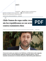 Chile Vamos de Capa Caída - Reconocen Que Sin Los Republicanos Se Cae Acusación Contra Exministra Ríos - El Mostrador