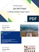 Fungsi Dan Tugas Lembaga Negara