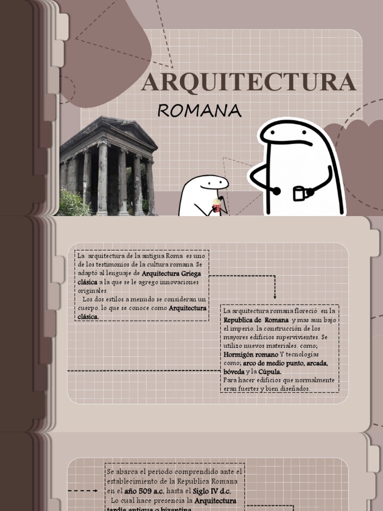 Arquitectura Romana PDF imperio Romano Antiguedad