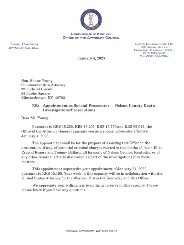 Shane Young Letter 010423 | PDF