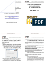 Soft Hotel - Manual Referencia Instalacion Rapida V2.5