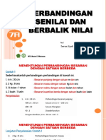 Perbandingan Senilai Dan Berbalik Nilai - 7A