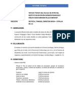 Estudio Tecnico Calculo de Aforo - Local Inst. de Educacion Superior