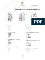 Quincy Thomas - Form 3S French Exam