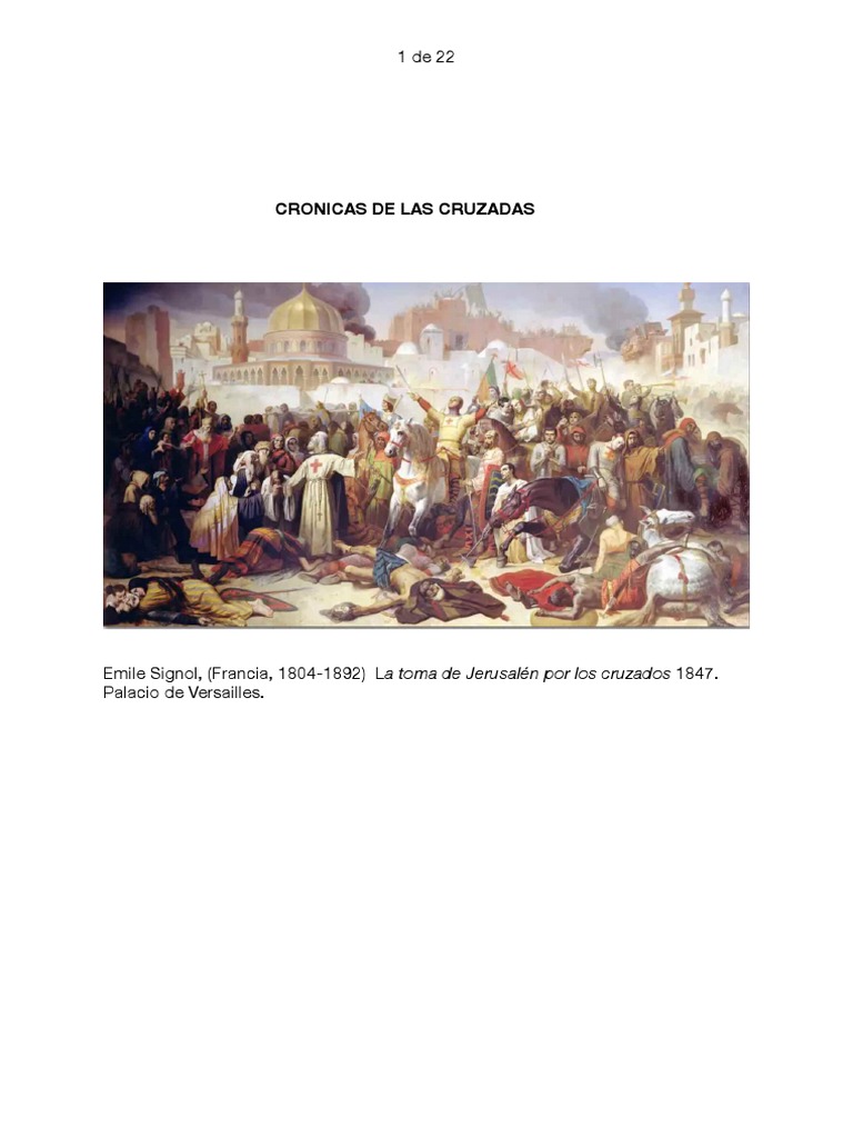 Análisis Historiográfico de las Cruzadas | PDF | imperio Bizantino