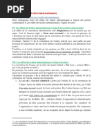 Chapi-I - Section III et IV- La portée et le devenir des traités