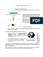 Simple Electric Motor and Generator