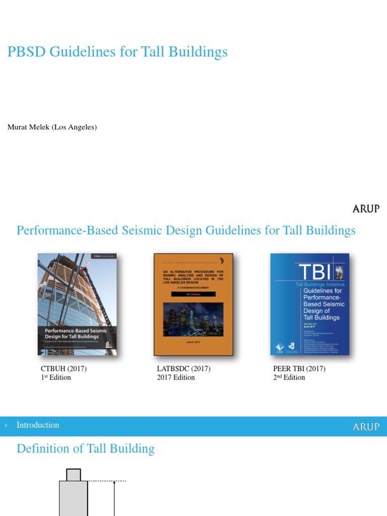 PBSD Guidelines For Tall Buildings Dec12 2017 PDF Strength Of
