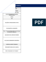 Checklist documentação e canteiro obra