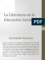 La Literatura en La Educación Inicial