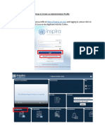 How To Create An Administrative Profile - English