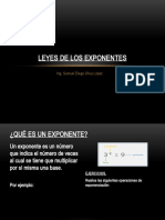 Leyes de Los Exponentes