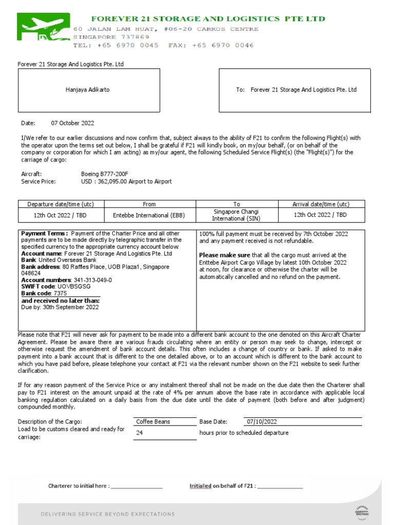 Booking Form EBB SIN PDF Indemnity Law Of Agency