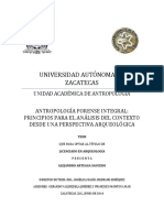 Antropologia Forense Integral Principios