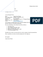 Job Application Cover Letter for Marketing Position at PT Innomed Jaya Utama