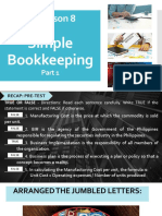 Q2 Lesson 8 Simple Bookkeeping