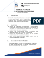 Derecho Procesal Constitucional