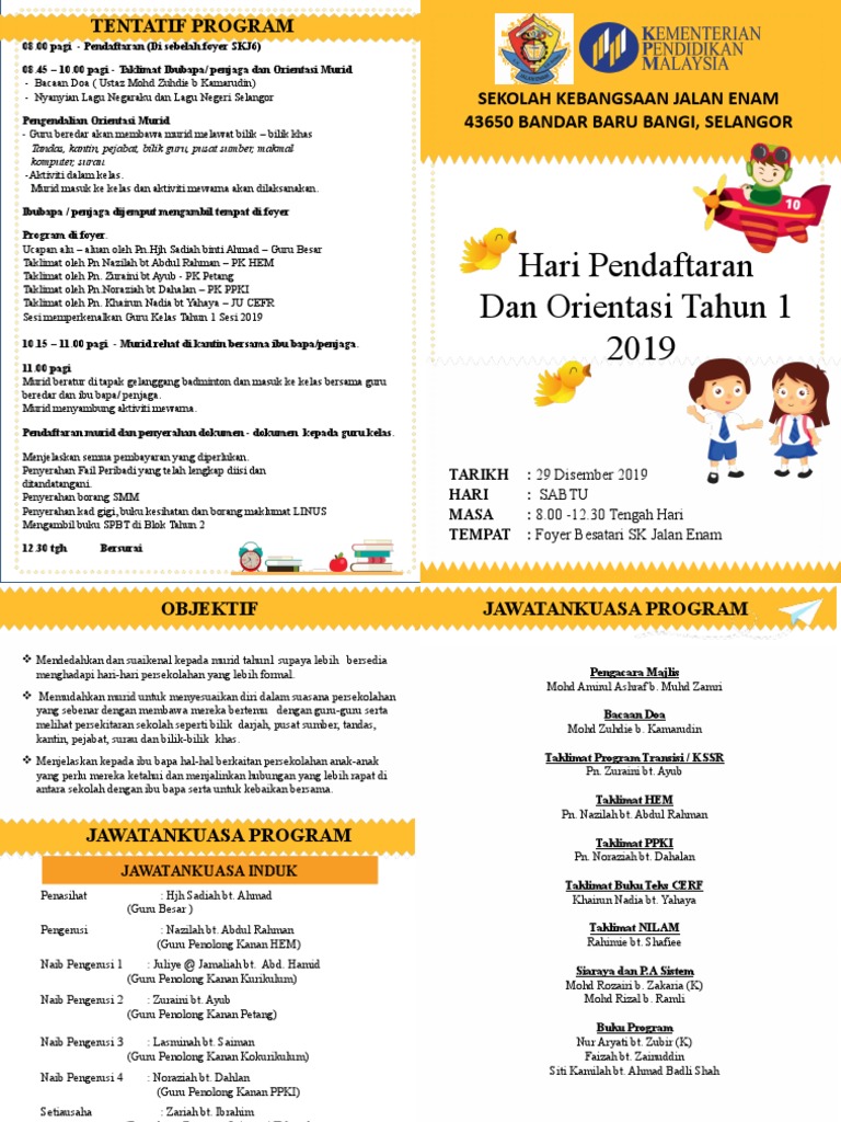 Template Buku Program 1 | PDF