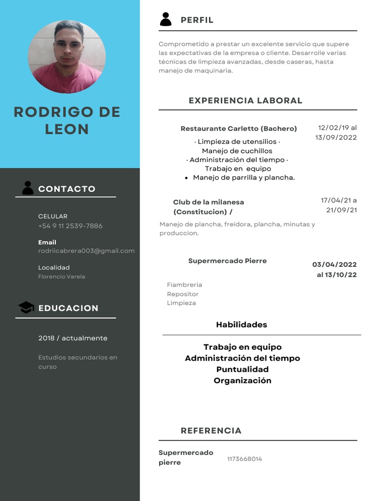 CV Rodrigo de Leon | PDF