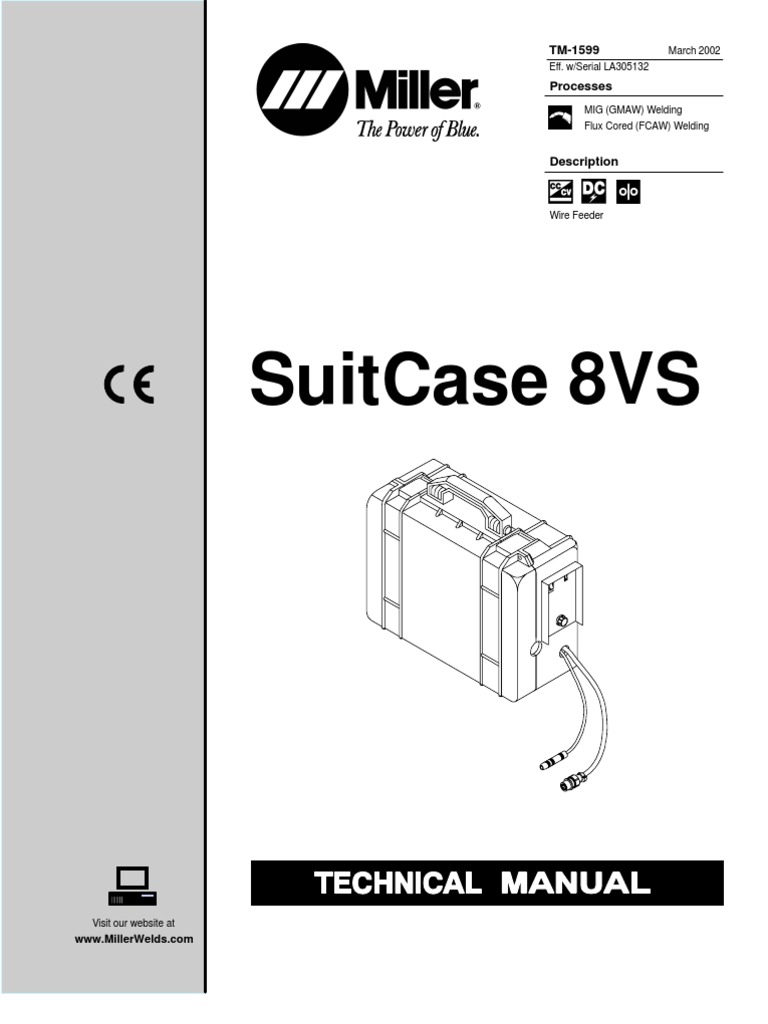 Miller8VS TechManual PDF Switch Electric Current