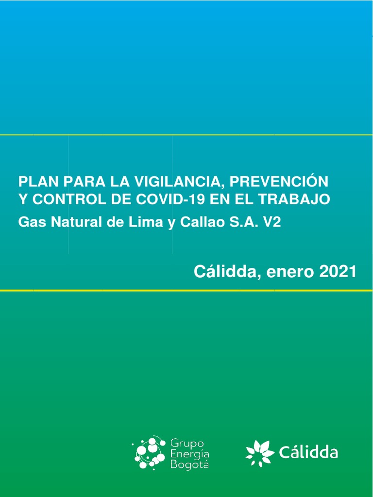 Plan para La Vigilancia Prevención y Control de Covid-19 en El Trabajo ...