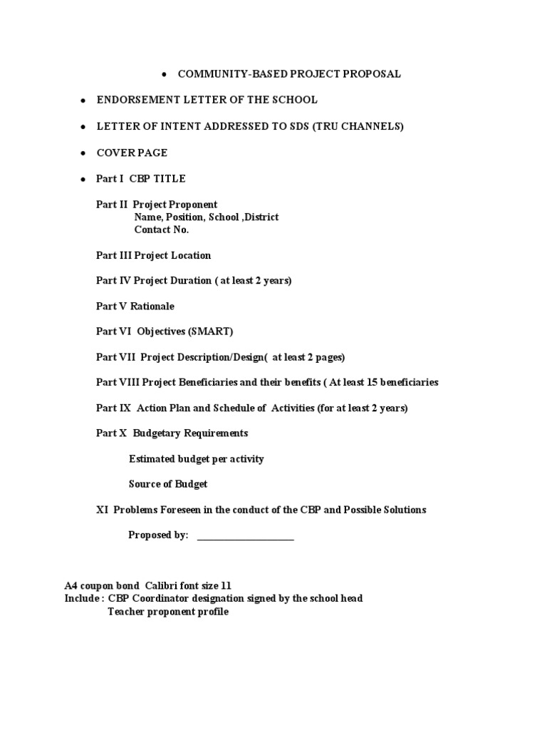community-based-program-format-pdf