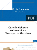 GT.12.-Cálculo Peso Volumétrico-Transporte Marítimo