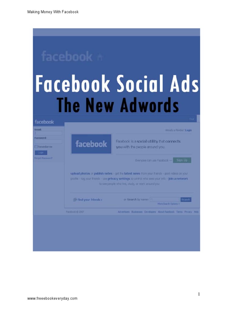 Making Money With Facebook HV | PDF | Advertising | Facebook