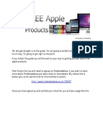 Free Apple Products Guide