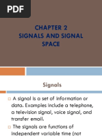 CH2-Signals and Signal Space