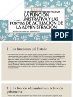 Derecho Administrativo Funciones Formas Actuación