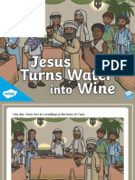 T T 2545931 Jesus Turns Water Into Wine Wedding at Cana Bible Story Powerpoint - Ver - 2