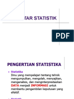 Kuliah 1 PENGANTAR STATISTIK