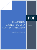 Resumen de La Etapa de Diagnostico