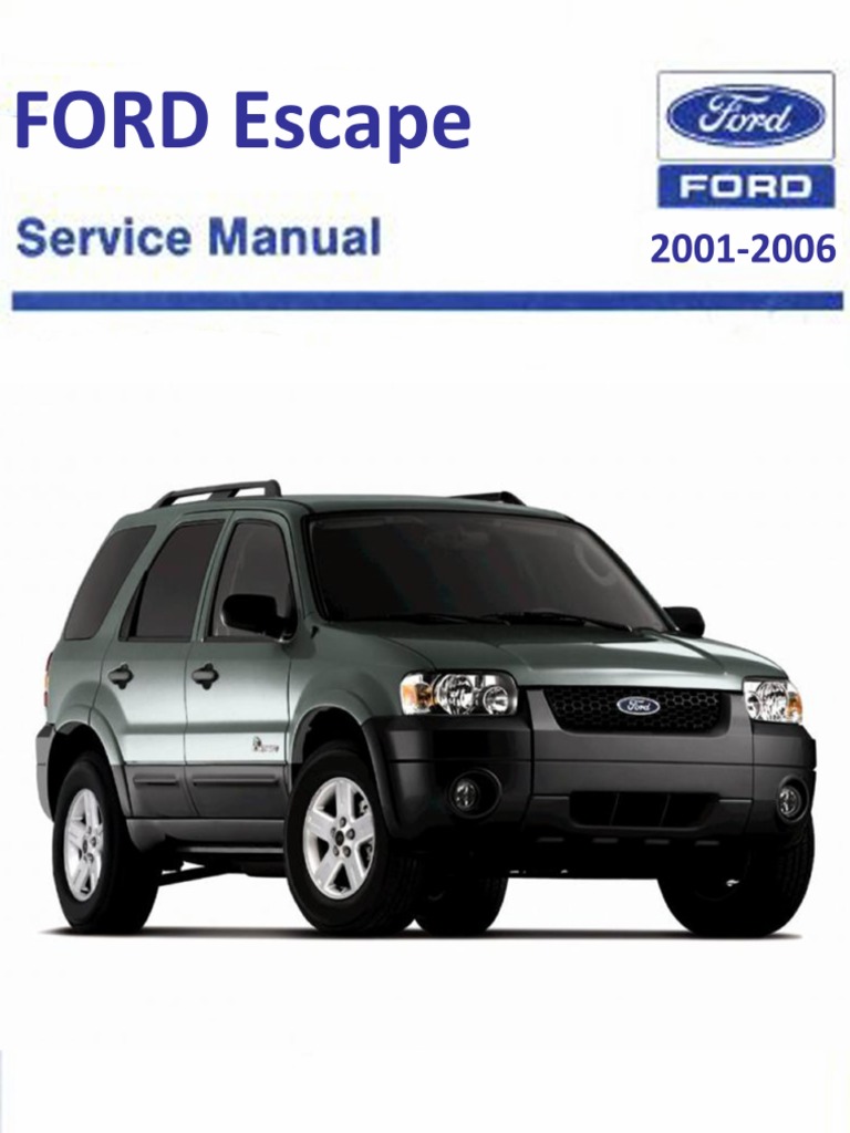 2005 FORD ESCAPE SERVICE MANUAL visual data 4