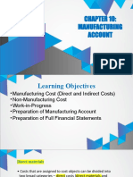 Manufacturing Costs and Financial Statements