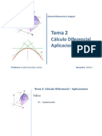 Tema 2 Derivadas Optimización