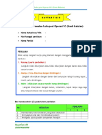 Daftar Tilik Ganti Balutan