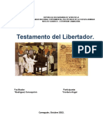 Testamento Del Libertador