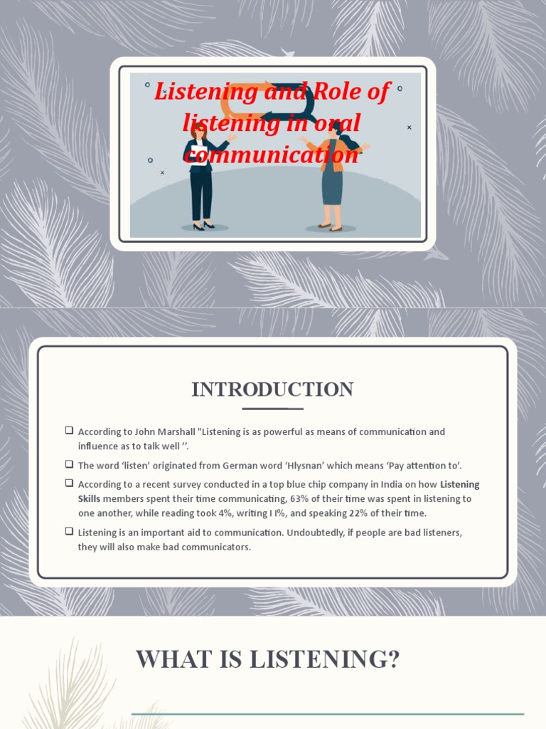 Types and Importance of Listening Skills | PDF | Communication | Psychology