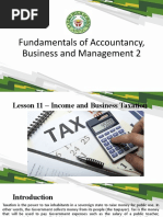 Lesson 11 Income and Business Taxation