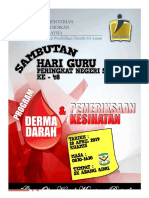 Buku Program Derma Darah Dan Pemeriksaan Kesihatan