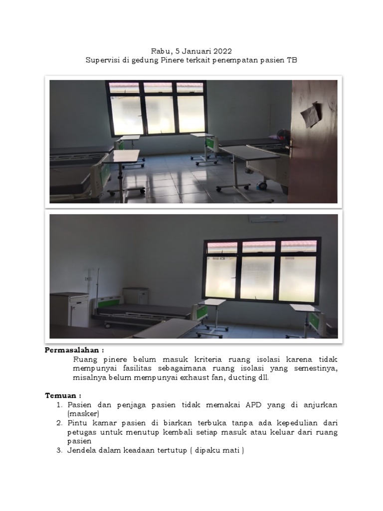 Standar Ruang Isolasi untuk Pasien TB | PDF