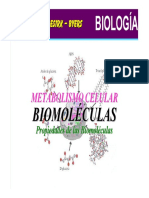 02 BIOMOLÉCULAS - Propiedades de Las Biomoléculas