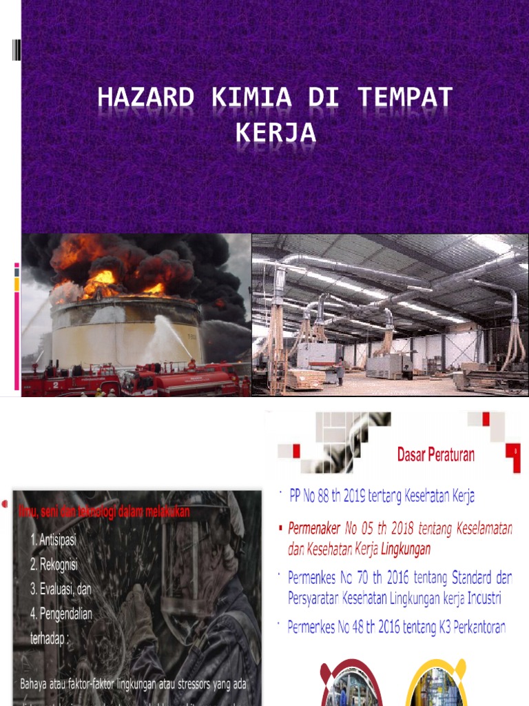 Hazard Kimia Di Tempat Kerja Pdf